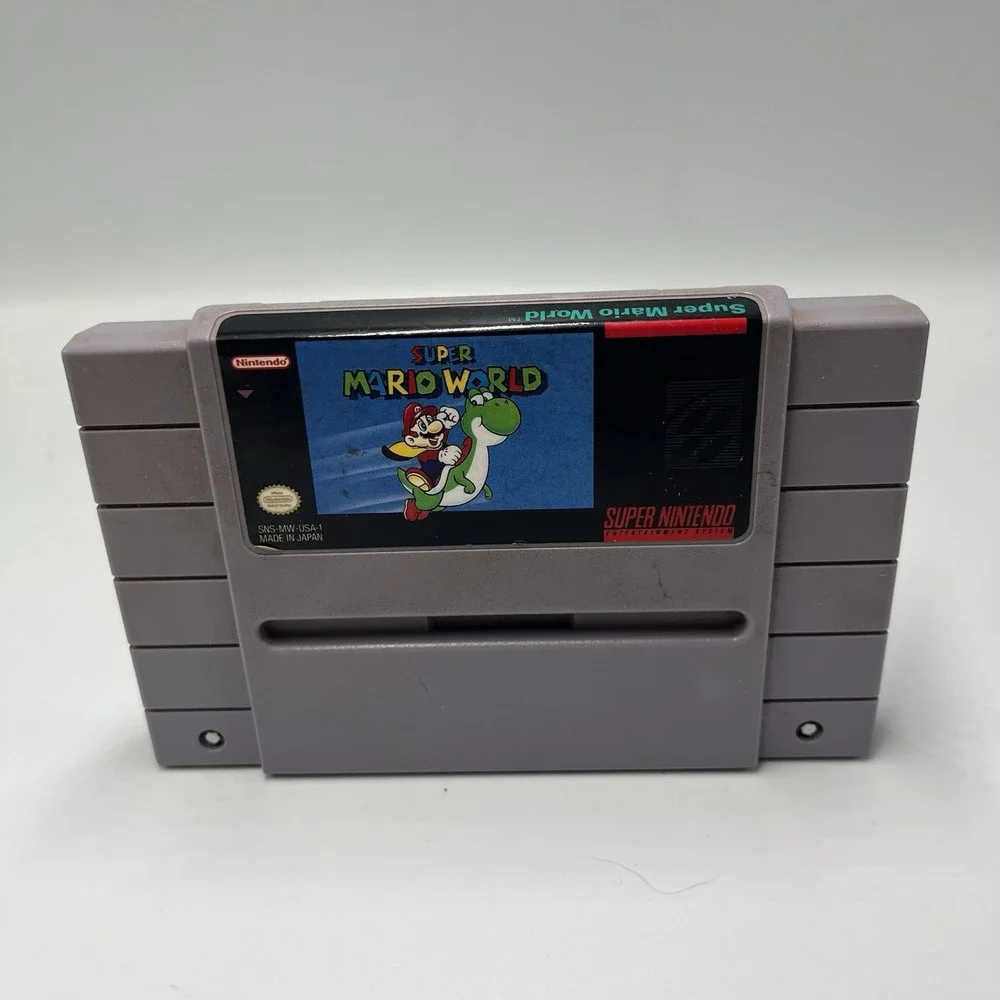 Super Mario World (Super Nintendo Entertainment System, 1991) Authentic Working!